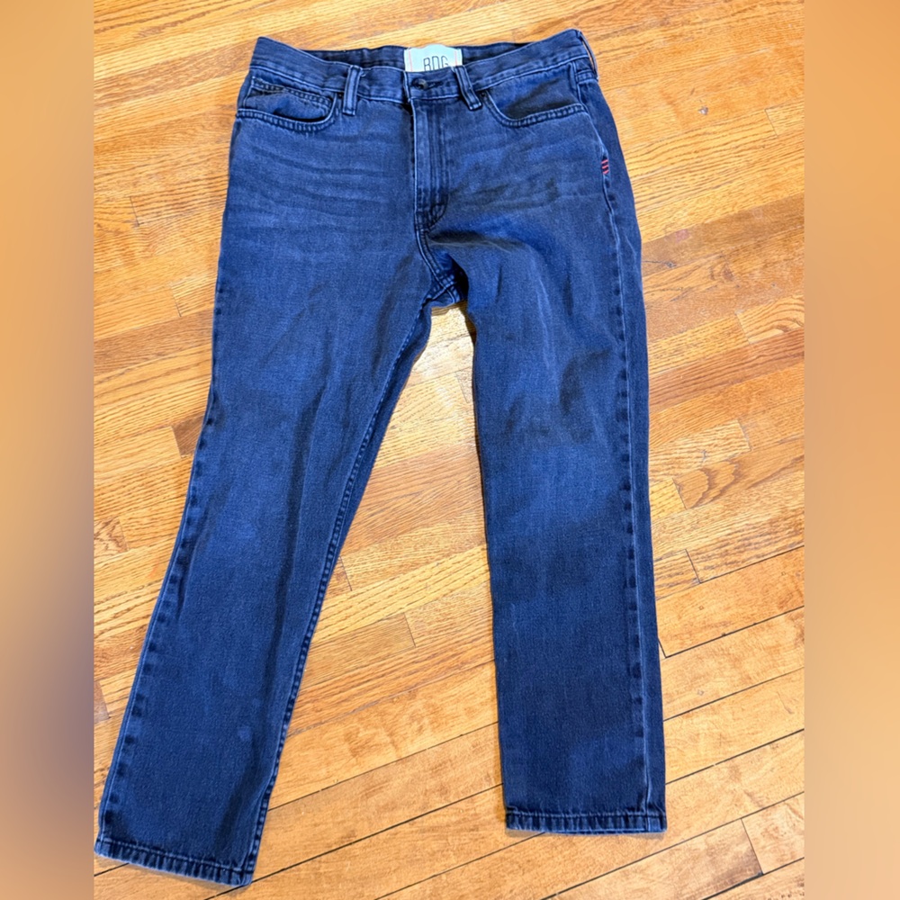 BDG Straight-Leg Jeans in Dark Blue